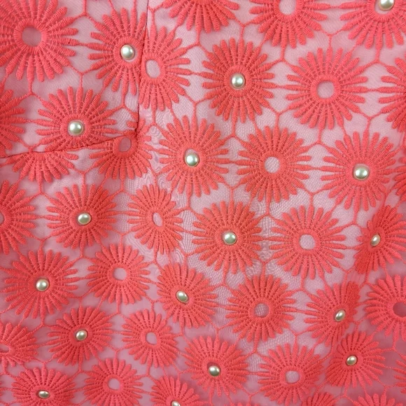 Lilly Pulitzer Pinwheel Pearl Shift Mini Dress in Fiesta Pink Size 0 - Picture 5 of 14